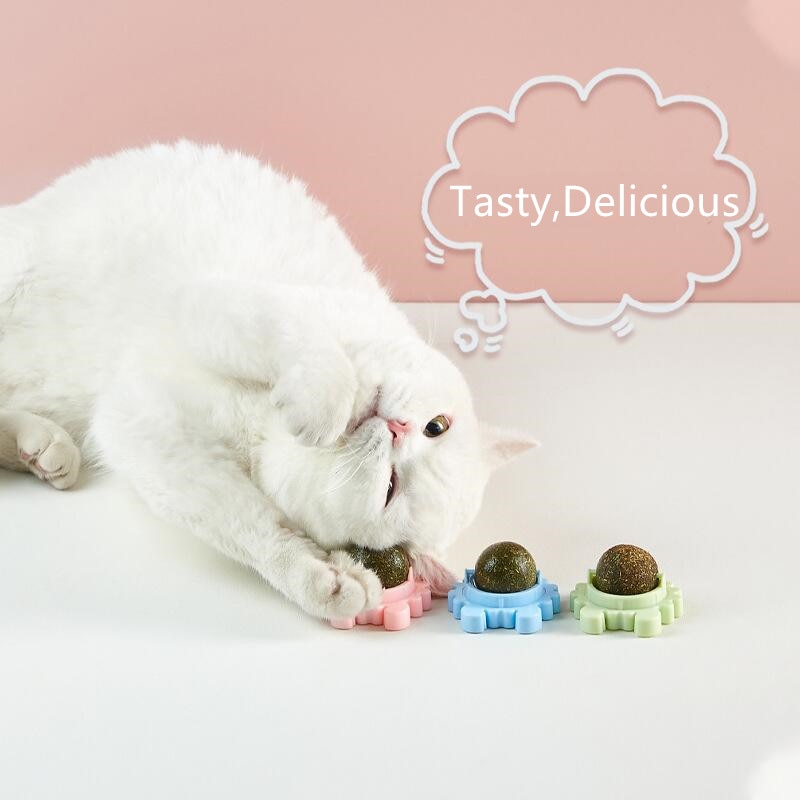 Cat Catnip Ball Toys - Crab Base