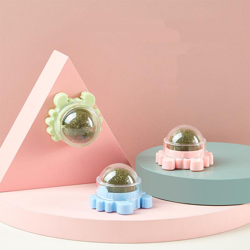 Cat Catnip Ball Toys - Crab Base