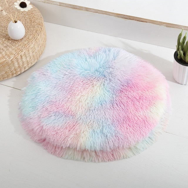 Soft Round Pet Bed - Dogs/Cats