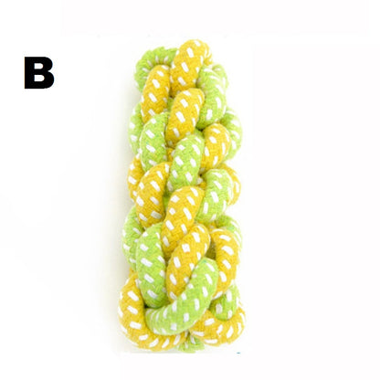 Green Rope Ball Dog Toy