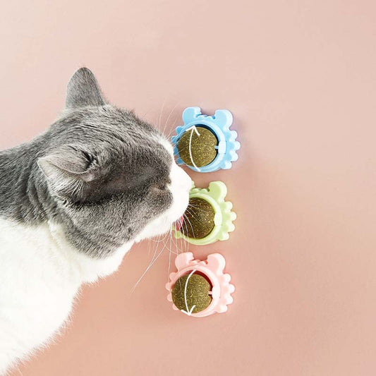 Cat Catnip Ball Toys - Crab Base