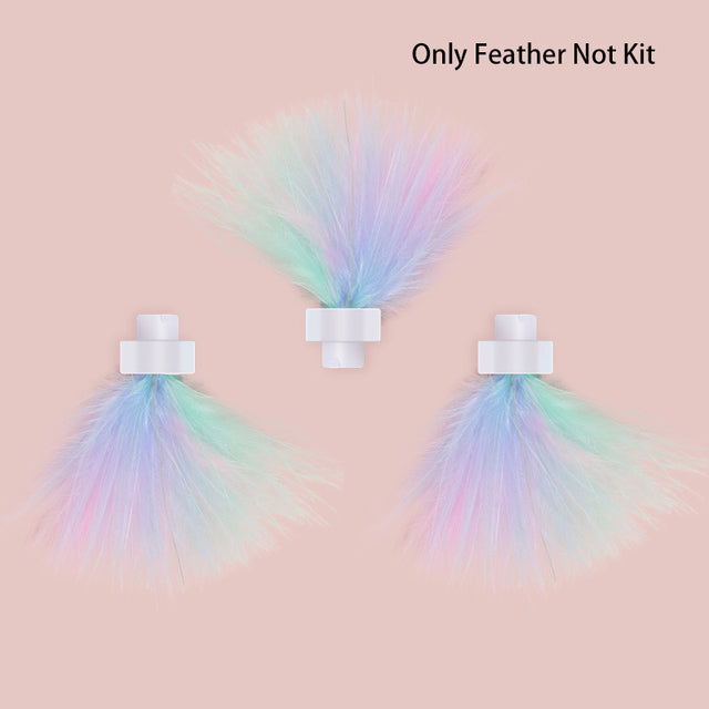 Rotating Laser Cat Feather Toy