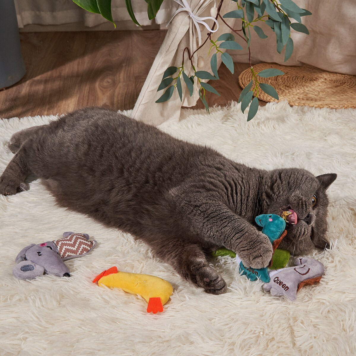 Plush Bite-Resistant Cat Toys