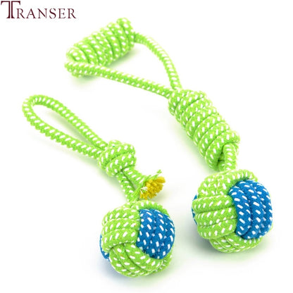 Green Rope Ball Dog Toy