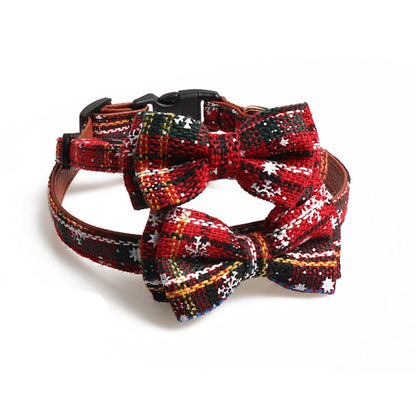 Red Striped Cat (or Puppy) Collar