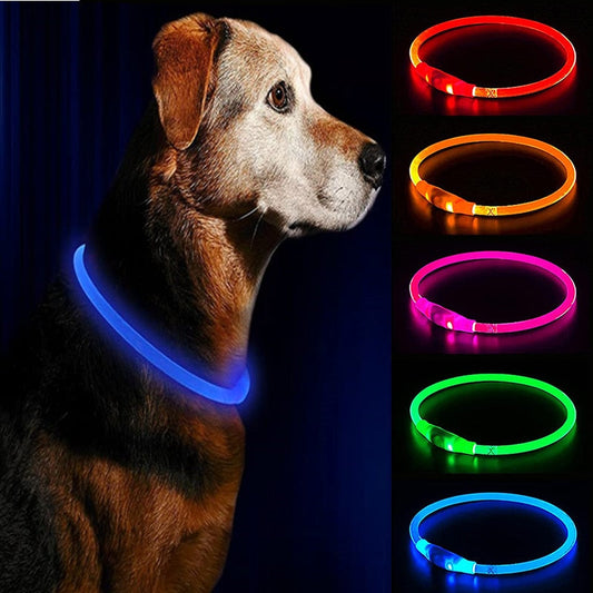 LED Waterproof Dog Collars