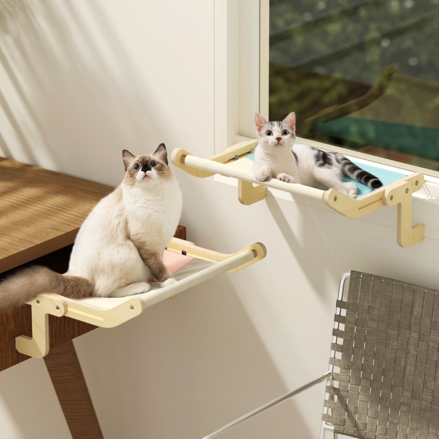 Mewoofun Sturdy Cat Window Perch