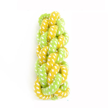 Green Rope Ball Dog Toy