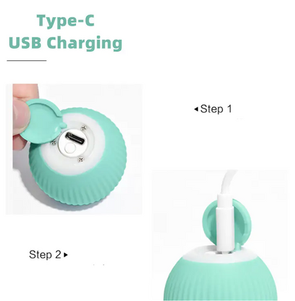 Smart Cat Ball Toys USB Charging